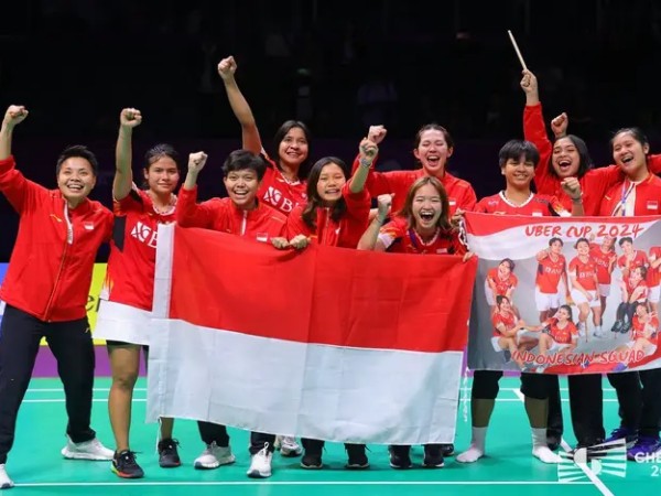 Tim Putri Indonesia Runner-up Piala Uber 2024