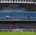 AC Milan ditahan Imbang Genoa, Area Curva Sud Terlihat Kosong
