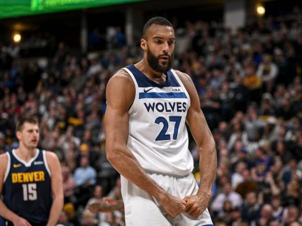 Dengan Rudy Gobert sebagai pemain center, Minnesota Timberwolves memimpin NBA dalam hal defensive rating musim ini. (Foto: AP)