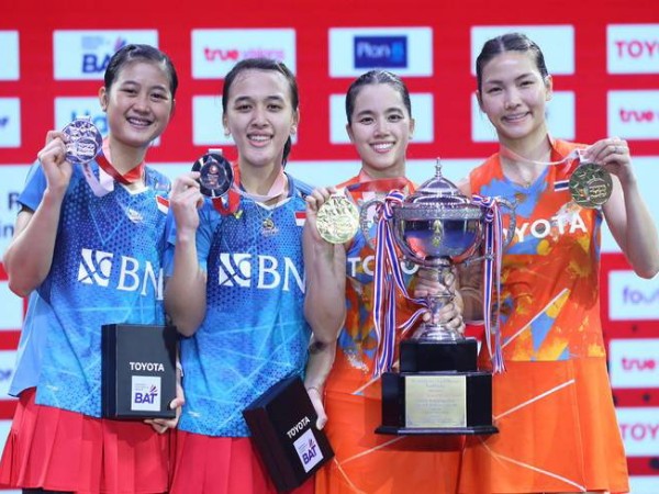 Hasil Lengkap Final Thailand Open 2024: Febriana/Amalia Gagal Juara