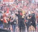 Melihat Kemeriahan Pawai Juara Bayer Leverkusen, Badai Tak Jadi Penghalang