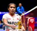 Gregoria Mariska Atasi Zhang Beiwen di Babak Pertama Singapore Open 2024