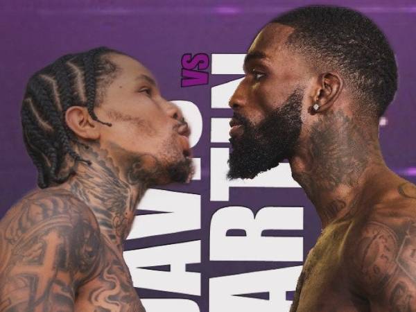 Gervonta Davis (kiri) dan Frank Martin. (Foto: Ring TV)