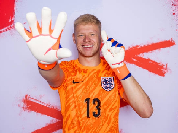 Aaron Ramsdale sedang bertugas di timnas Inggris untuk Euro 2024