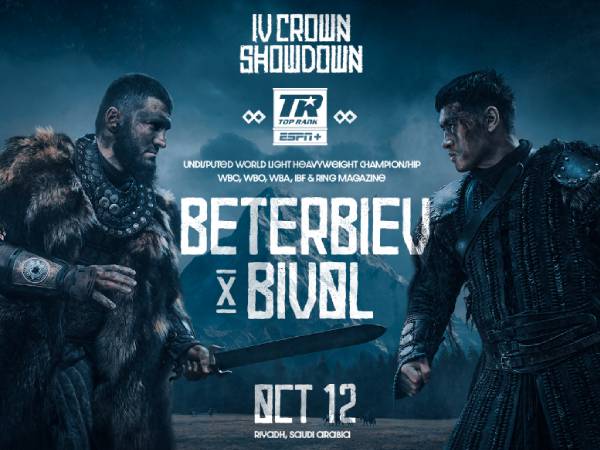 Artur Beterbiev (kiri) dan Dmitry Bivol. (Foto: Matchroom)