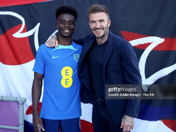 Bukayo Saka dan David Beckham