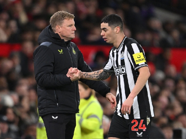 Eddie Howe dan Miguel Almiron