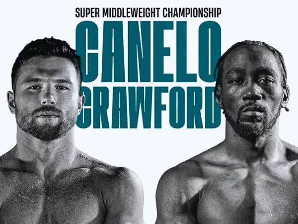 Canelo Alvarez (kiri) dan Terence Crawford. (Foto: Fight TV)