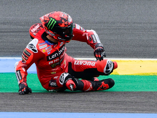 Francesco Bagnaia Kecewa Kembali Alami Crash di GP Prancis