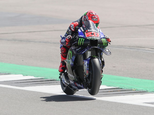 Fabio Quartararo kesal gagal finish di GP Inggris.