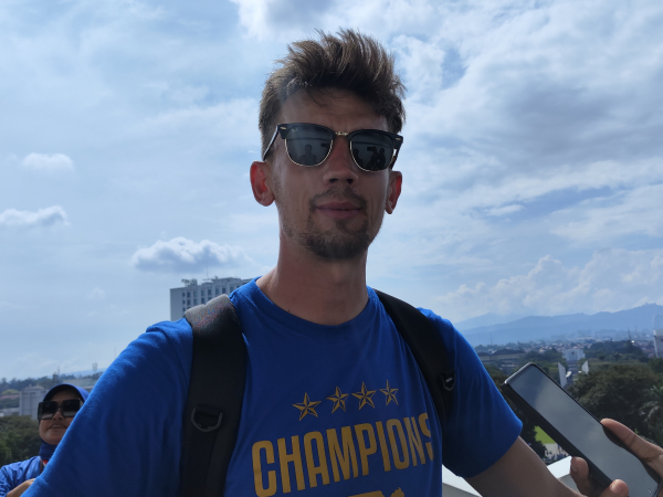 Mateo Kocijan kagum dengan suasana pawai juara Persib