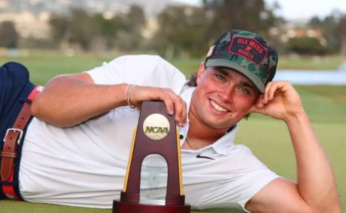 Michael La Sasso Rebut Gelar Golf NCAA, Pimpin Ole Miss Ke Match Play